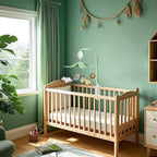 Feisike Jungle Safari Baby Crib Mobile with 35 Soothing Lullabies & 3 Modes - Adjustable Nursery Mobiles for Boys & Girls, Animal-Themed Nursery Decor Musical Mobile for Crib or Bassinet