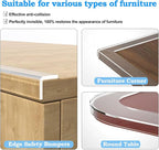 13.12 FT Edge Corner Protector Baby Proofing,Soft Clear Furniture Table Corner Guard & Edge Safety Cabinet Door Bumper,Crib Bumpers,Wall Protector(Width 2.6 in，Thickness 0.08 in)