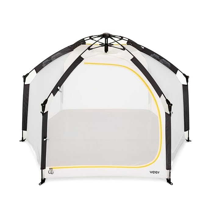 Veer Basecamp XL | JPMA Certified Portable Pop Up Play Yard/Play Pen for Babies, Toddlers and Kids | Indoor and Outdoor Use | Shade Canopy | Keeps Bugs Out | Playard Safety Certified