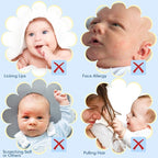 6 Pairs Newborn Baby Mittens No Scratch Gloves Infant Toddler Anti Scratch Essentials Unisex Cotton for 3-9 Months Girls Boys (Gray Series, Cool)