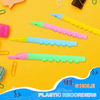 120 Pcs Kids Musical Recorder Bulk 6 Hole Recorder Instrument Plastic Flute for Boys Girls Party Favors School Performance