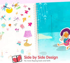 Whimsical Sticker Book Activity for Kids, Into The Forest by Cupkin, Toddler Airplane Travel Essentials, 500+ Stickers for Kids 12 Scenes + Coloring Book Pages, Crafts Ages 2-8