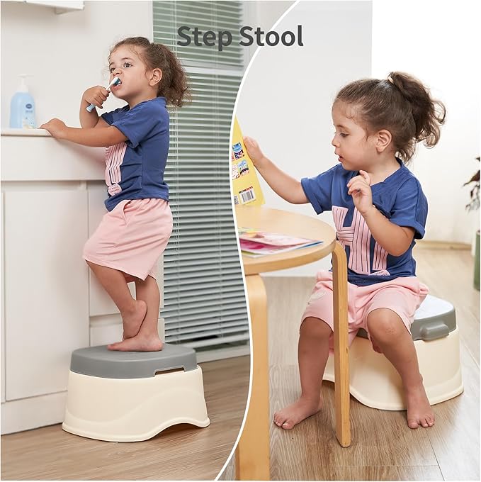 Toddler Toilet Training Potty, 3-in-1 Kids Potty Training Toilet Toddler Potty Seat for Boys & Girls