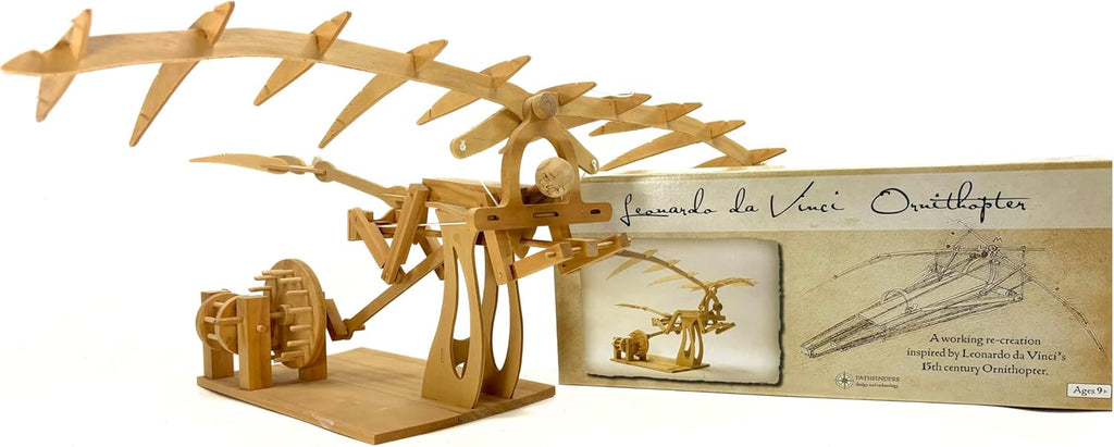 PATHFINDERS STEM Kit – Leonardo da Vinci Ornithopter | 3D Puzzle & Engineering Toy for Kids Ages 9+ | Educational Science & Learning Resource | Fun Gift Idea for Girls