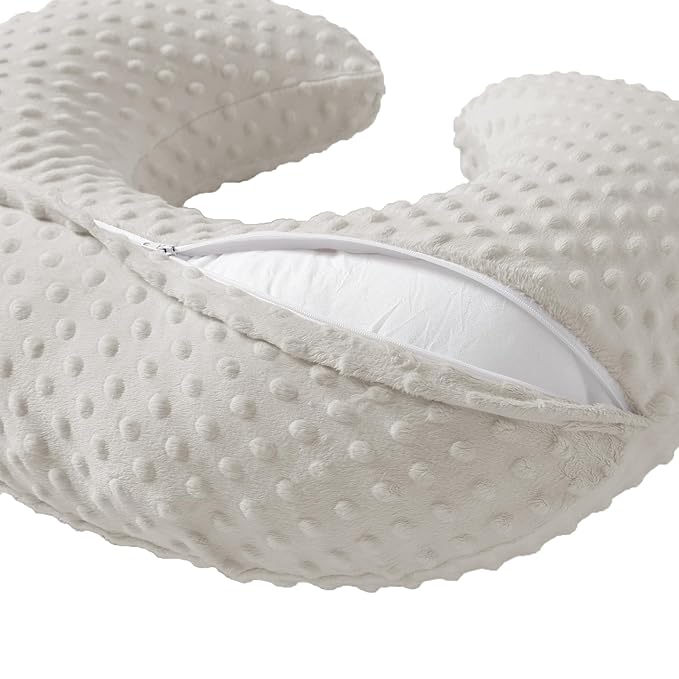 Nursing Pillow for Breastfeeding, Breast Feeding Pillows for Mom, Nursing Pillows for Newborn Baby Support, Nursing Pillow and Positioner with Removable Cover