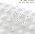 Baby Blankets for Boys, Soft Nursery Minky Blankets with Muslin and Dotted Fleece Back 30x40 inches, Receiving Bed Quilt for Newborn, Infants, Toddlers (Light Blue)