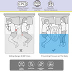 Baby Lounger for Newborn Cover - Newborn Lounger Cover for 0-12 Months, Breathable & Portable Infant Lounger Cover - Soft Baby Floor Seat Cover for Travel, Newborn Essentials - Baby Snuggle Elephant