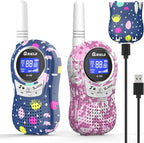 Qniglo Walkie Talkies for Kids - Rechargeable Kids Walkie Talkies with Clear Sound, Easy to Use, VOX, Perfect Birthday for 3-8 Year Old Boys Girls - Outdoor Adventures, Camping, Hiking