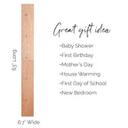 Wood Growth Chart for Wall - Growth Chart Wood Growth Chart for Kids Wooden Ruler Growth Chart Child Height Wall Chart Grow Chart for Wall Kids Wall Ruler Height Chart-Modern Natural