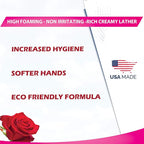 GreenFist Foaming Hand Soap Refills Jug Rose Scent Foam Refill Made in USA, 128 ounce (1 Gallon)