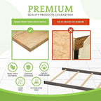 Full-Size Conversion Kit Bed Rails Compatible with Delta Children Convertible Cribs - Solid Wood Rail #0050 - Toddler & Adult Bed Rail for Full-Size Beds - Baby Furniture (Rustic Grey - 084)