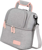 Meichoon Breast Milk Baby Bottle Cooler Bag/Waterproof Baby Milk Bag Freezer/Mommy Travel Backpack/Portable Thermal Insulated Lunch Box for Women Men Large Capacity Handbag