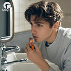 Adnyusi-2025 Professional Painless Nose Hair Trimmer, Unisex, USP Charging Digital Display, Double-Edged Blade That Does Not Harm The Nasal Cavity, Easy to Clean, Portable and Lightweight Design