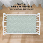 KeaBabies 2-Pack Baby Crib Sheets for Boys, Girls - 52x28 Viscose Derived from Bamboo Toddler Bed Sheets Neutral, Fitted Crib Mattress Cover for Standard Baby Bedding, Soft & Cozy (Prairie)