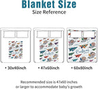 Personalized Baby Crib Bedding Set – Cartoon Astronaut Theme Nursery Bedding Sets 3 Piece with Custom Name Blanket, Fitted Crib Sheet & Changing Pad Cover – Ideal Newborn Gift for Boys Girls