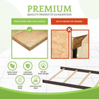 Full-Size Conversion Kit Bed Rails Compatible with Delta Children Convertible Cribs - Solid Wood Rail #0050 - Toddler & Adult Bed Rail for Full-Size Beds - Baby Furniture (Chocolate - 204)