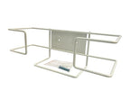 1 Each | Disposable Glove or Tissue Box Holder, Wire Rack, Wall Mounted Universal Box Holders, for Larger Sized Single Boxes, White - 1 Glove Box Holder