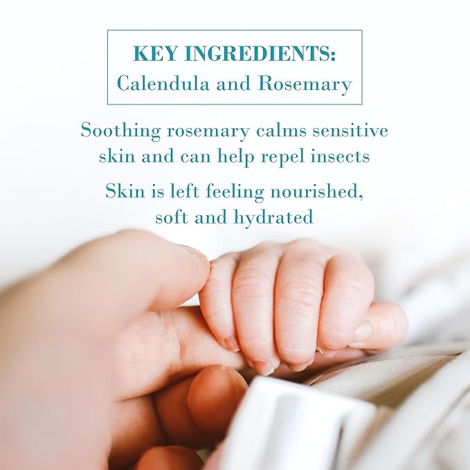 Original Sprout Scrumptious Baby Cream, Gentle Moisturizing Cream for Dry, Sensitive Skin & Diaper Rash, Non-Greasy Baby Lotion with Zinc Oxide & Calendula for Face & Body, 8 fl oz, (Pack of 2)