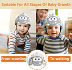 Baby Helmet for Crawing Walking,Soft Infant Safety Helmet,Baby Helmet 1-2 Years for Anti-Fall Head Protector,Adjustable, Breathable
