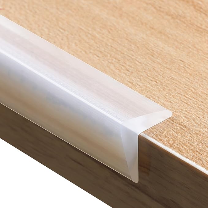 100% Silicone Corner Protectors,Corner Protector Baby Proofing, Soft Edge Protector,Furniture Corner Guard & Edge Safety Bumpers with Strong Adhesive for Furniture&Sharp Corners