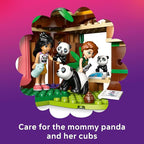 LEGO Friends Panda Sanctuary Animal Care Pretend Play Toy for Girls & Boys - Interactive Storytelling & Building Playset with Panda Toys for Kids, Ages 7+ - Gift Idea for Birthdays - 42648
