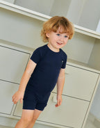 moimoln Pajamas Set 6M-5Y Solid Ribbed Unisex Baby & Toddler, Soft Viscose, Snug-Fit, Everyday Sleepwear