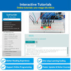 SunFounder The Most Complete Starter Project Kit Compatible with Arduino IDE Mega 2560 R3 Mega328 Nano Mega2560, Scratch Coding, Included 42 Online Tutorials