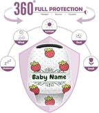 Baby Car Seat Stroller Cover Nursing Cover New Mom Breastfeeding Scarf Soft Stretchy Infant Carrier Cover Car Canopy Coverage