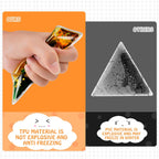 Sensory Soft Gel Liquid Toys: Water Sensory Toys for Autism Kids Sensory Fidget Toys 6-Pack Triangular