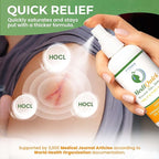 MediQuick Skin & Wound Repair First Aid Spray Gel 4 Fl Oz - Antiseptic Spray for Burns & Cuts with 12 Hour Action - Helps Heal Acne Rash Eczema Itch Bites & More - Safe Wound Wash with No Sting