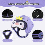 Mambobaby Baby Head Protector Safety Helmet Baby Helmet for Crawling Walking，Extra-Thick Deep Forehead Padding,Ultra-Lightweight, Breathable, Toddler Helmet 6-24 Months-Penguin