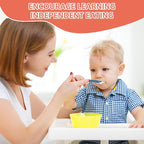 6-Piece Silicone Baby Feeding Spoons for First Stage Infant, Soft-Tip Easy on Gums I Training Spoon Self | Baby Utensils Feeding Supplies, Toddler Spoons Dishwasher Safe & Boil-Proof