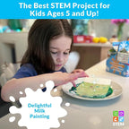 STEM Toys by Griddly Kids – Art & Science Kits for Kids Ages 8-12, STEM Kits for Learning & Education Toys, Chemistry Set for Hands-on Learning, Experiment Kit Gifts for Boys & Girls (Just Add Milk)