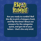 Skillmatics Rapid Rumble - Fast-Paced Board Game for Kids, Teens & Adults, Fun for Family Game Night & Educational Toy, Quick-Thinking Card Game, Gift for Ages 6, 7, 8, 9 & Up