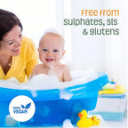 Nature's Baby Shampoo/Conditioner Combo Pack - Formulated for Problem and Sensitive Skin - EU Certified Non-Toxic - pH Neutral & Tear Free - Coconut Pineapple, 16 oz, 2 Pack