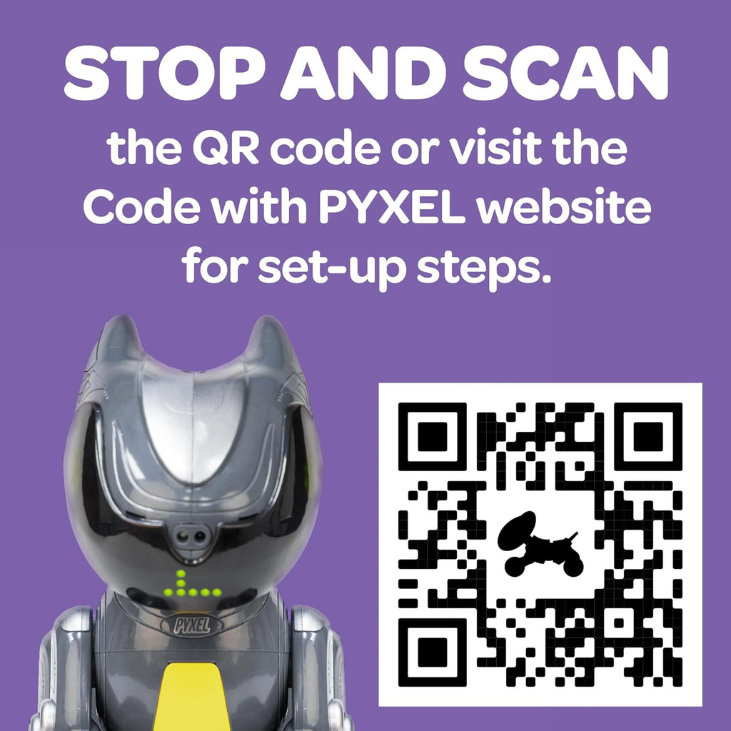 Educational Insights PYXEL A Coder’s Best Friend - Coding Robots for Kids with Blockly & Python Coding Languages, Easter Basket Stuffers for Kids, Coding for Kids Ages 8+, STEM Toys