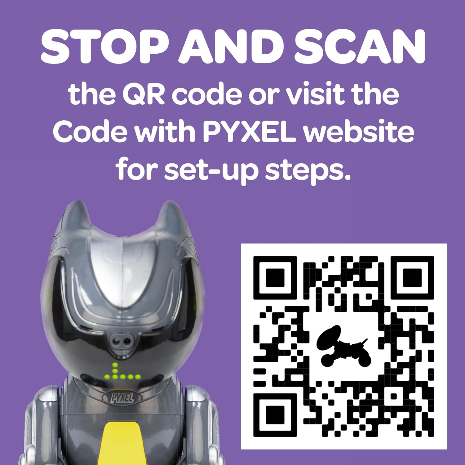 Educational Insights PYXEL A Coder’s Best Friend - Coding Robots for Kids with Blockly & Python Coding Languages, Easter Basket Stuffers for Kids, Coding for Kids Ages 8+, STEM Toys