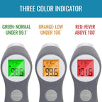 HealthSmart Digital Thermometer for Adults and Children, Forehead Infrared Temperature Gun to Test Objects or Air