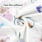 Pea Pod Nursing Pillow Cover Breastfeeding Pillow Slipcover for Moms Soft Breathable Organic Knit Fabric Newborn Infant Feeding Pillow Covers for Baby Girl Boy, Stylish Floral