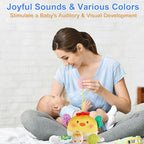 Car Seat Toy for Babies 0-6 Months, Stroller Toy with a Convenient clip, Carseat Toys Hanging Baby Accessories,Built-In Bell, Rattle,Squeaky,Mirror for infant,Babies Gift 0-3-6-12 months Boy Girl