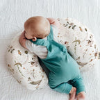 GRSSDER Nursing Pillow Cover Stretchy Minky Removable Nursing Covers for Breastfeeding Pillows, Ultra Soft Comfortable Slipcover for Boy and Girls, Cute Duck Pattern