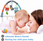 Pau1Hami1ton Baby Stroller Arch Toys, Car Seat Toys,Baby Gifts.S-19(Zebra-1)