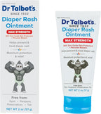 Dr. Talbot's Maximum Strength Diaper Rash Ointment - 2 oz - Zinc Oxide Skin Protectant with Peruvian Balsam - Treats and Prevents Rash