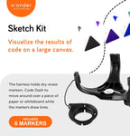 Dash Robot Wonder Pack – Coding Educational Bundle for Kids 6+ – Free STEM Apps with Instructional Videos - Launcher Toy, Sketch Kit Drawing, Gripper Building