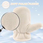 BAVST Baby Toddler Winter Mittens Girls Warm Fleece Lined Gloves Kids Sherpa Lined Mittens for Boys