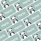 Personalized Name Labels for Kids (120) – Custom Waterproof & Durable Stickers for Clothing, Daycare, Office & School Supplies - Exotic Animals