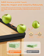 Edge Corner Protector Baby Proofing, 6.56FT 0.6'' Thicken L-Shape Furniture Fireplace Safety Bumper Guard with 6 Corners, Pre-Taped, Soft NBR Rubber Foam, Table Edge Protector for Baby (Black)