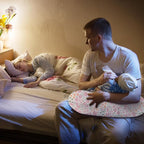 Little Grape Land Nursing Pillow, Breastfeeding Pillows, Baby Support Pillow for Nursing, Bottle Feeding, Tummy Time with Machine Washable Cover & Breathable Filling(Ditsy Floral)