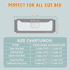 G TALECO GEAR Bed Rail for Toddlers, Stable Protective Bed Side Rails, Baby Bedrail Guard for Twin Full Queen & King Size Bed (78.7 Inch, 1 Piece)