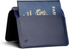 Bellroy Passport Cover (slimline travel wallet/pouch with card slots and space for cash plus travel documents) - Navy